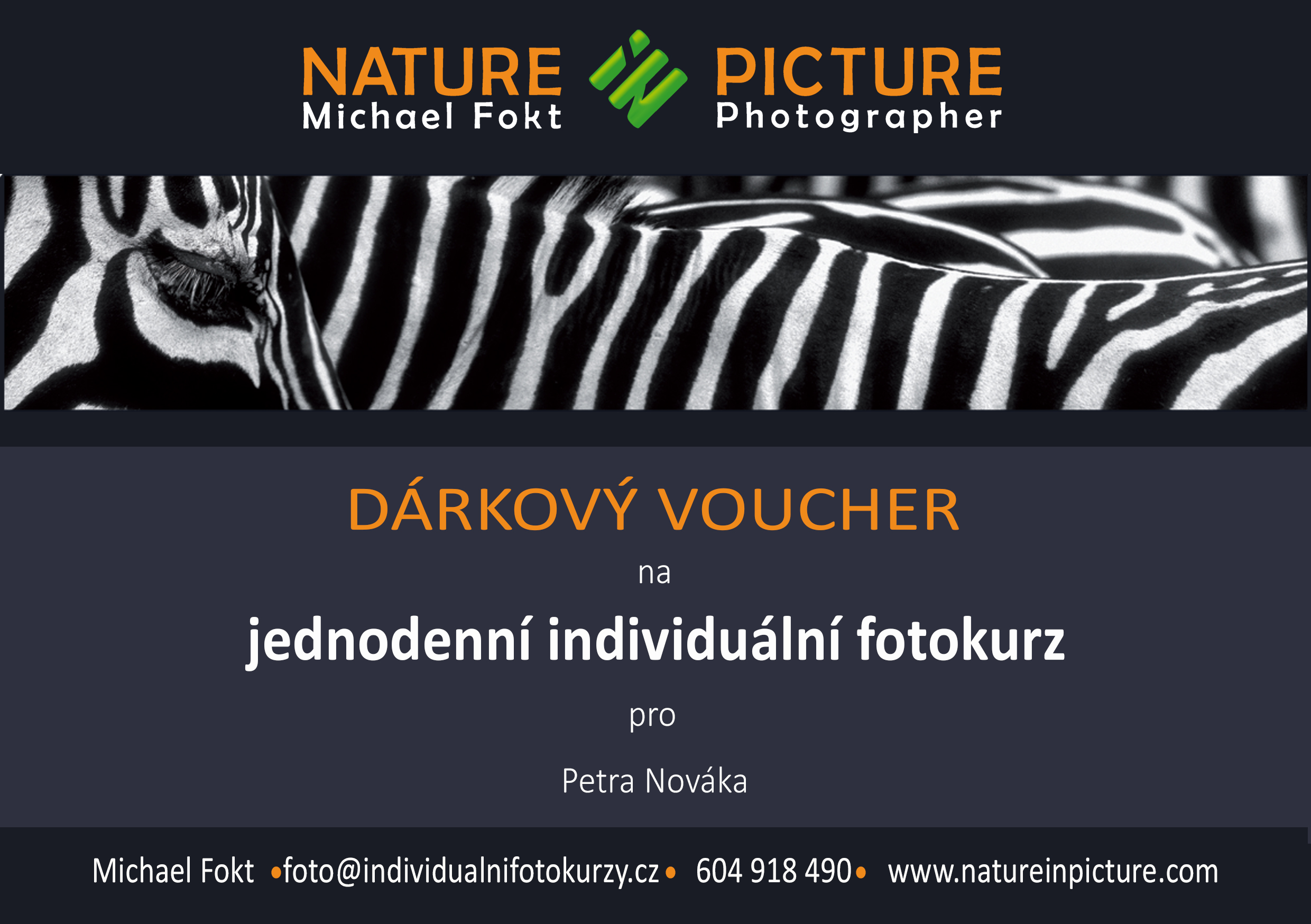 Dárkový voucher na fotokurz