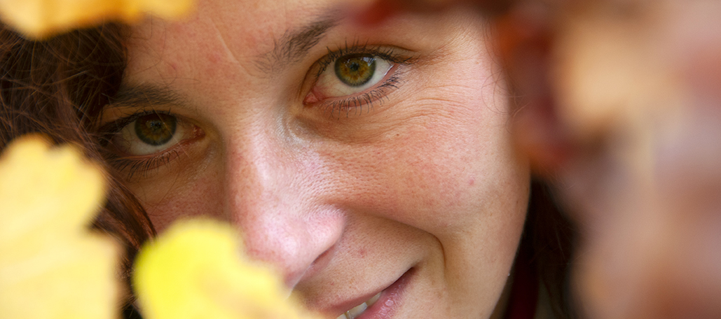 Hloubka ostrosti podzim na vinici